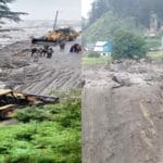 किश्तवाड़ में बादल फटने के बाद का दृश्य