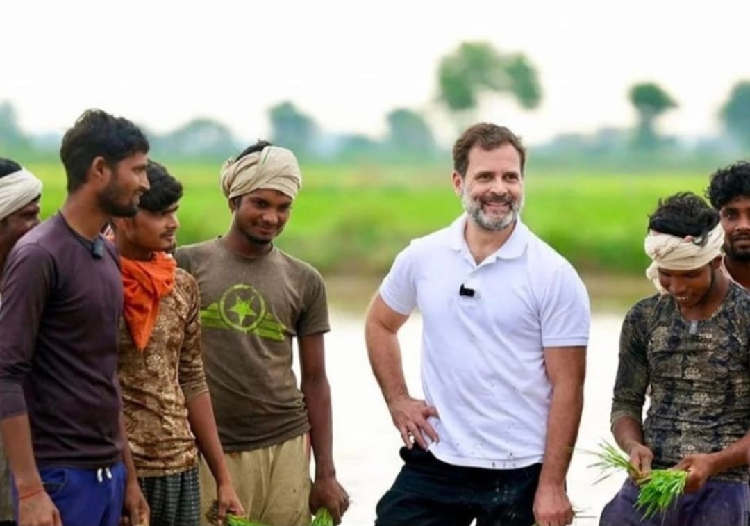तालाब में उतरे राहुल गांधी