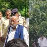 मंत्री को भीड़ ने दौड़ाया