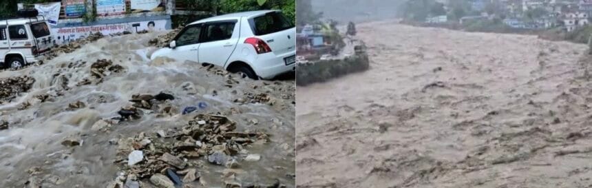 चमोली में फटा बादल