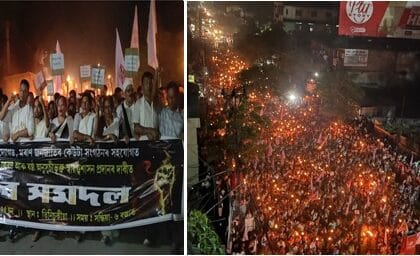 प्रधानमंत्री के दौरे से पहले तिनसुकिया में मोरान समुदाय का जोरदार प्रदर्शन