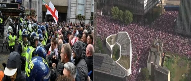 ब्रिटेन में प्रवासी मुद्दे पर फूटा लोगों का गुस्सा