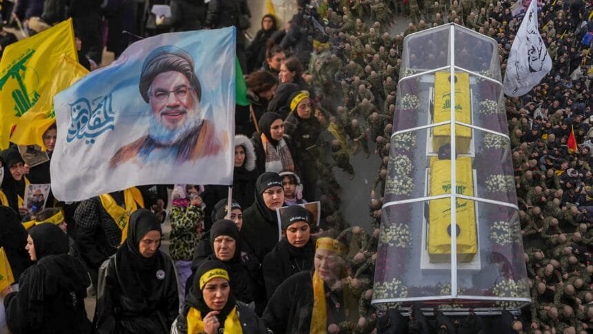 नसरल्लाह की बरसी पर हिज़्बुल्लाह का शक्ति प्रदर्शन