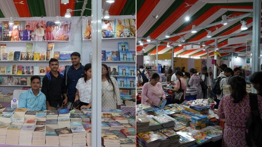 गोमती पुस्तक मेले में उमड़ी पुस्तक प्रेमियों की भीड़