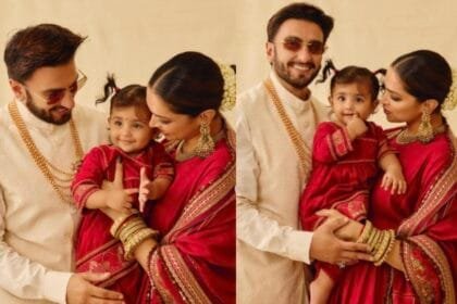 दीपिका-रणवीर ने फैमिली फोटो में किया 'दुआ' का डेब्यू, दिवाली के जश्न में मां संग लाल रंग में ट्विनिंग करती दिखी नन्ही परी!