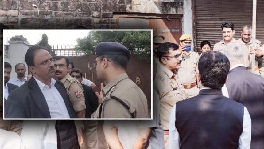 फतेहपुर में कांग्रेस की लीगल टीम को पीड़ित परिवार से नहीं मिलने दिया गया