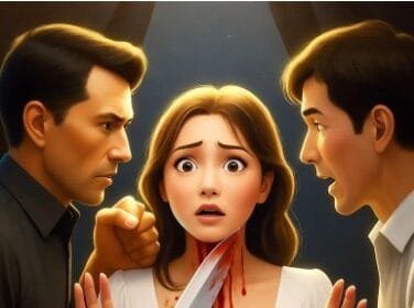 गर्भवती प्रेमिका को चाकू से गोदा तो पति ने हमलावर को वहीं मार डाला