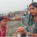 गाजीपुर किन्नर समाज छठ पूजा