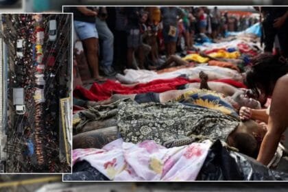 सड़कों पर लाशों की कतार