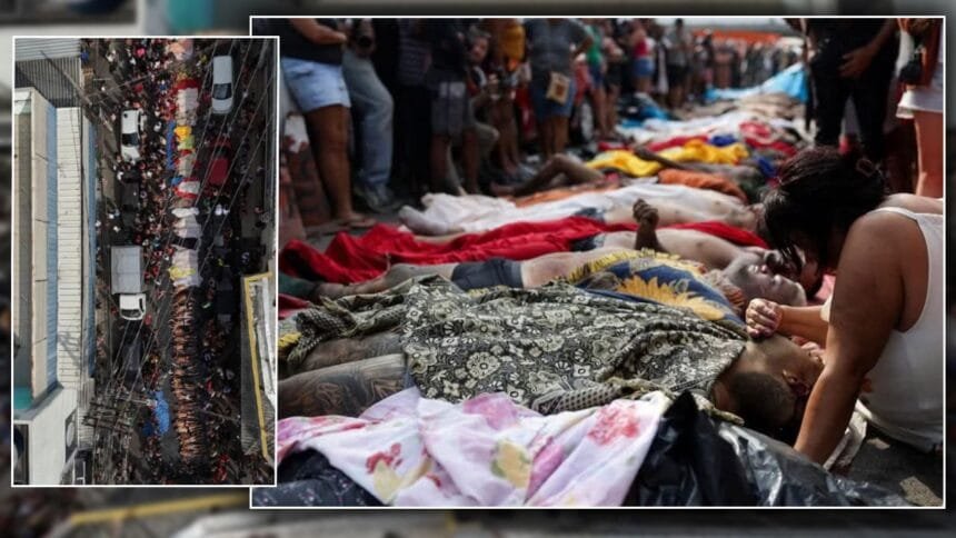 सड़कों पर लाशों की कतार