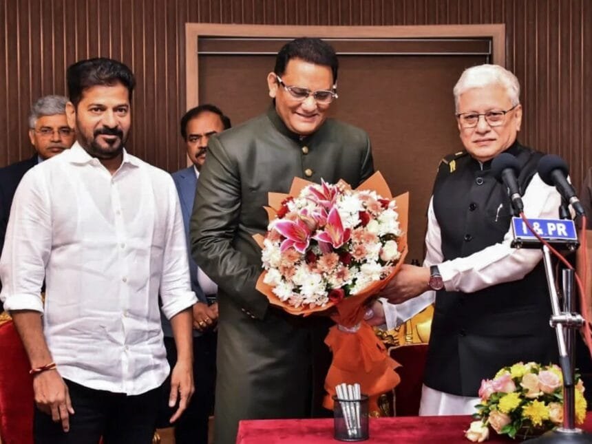 अजहरूद्दीन ने ली मंत्री पद की शपथ