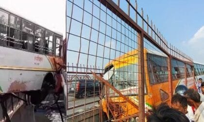 हापुड़ के बृजघाट में बड़ा हादसा टला