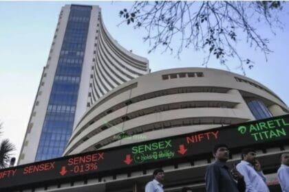सेंसेक्स निफ्टी गिरावट शेयर बाजार सुस्त शुरुआत