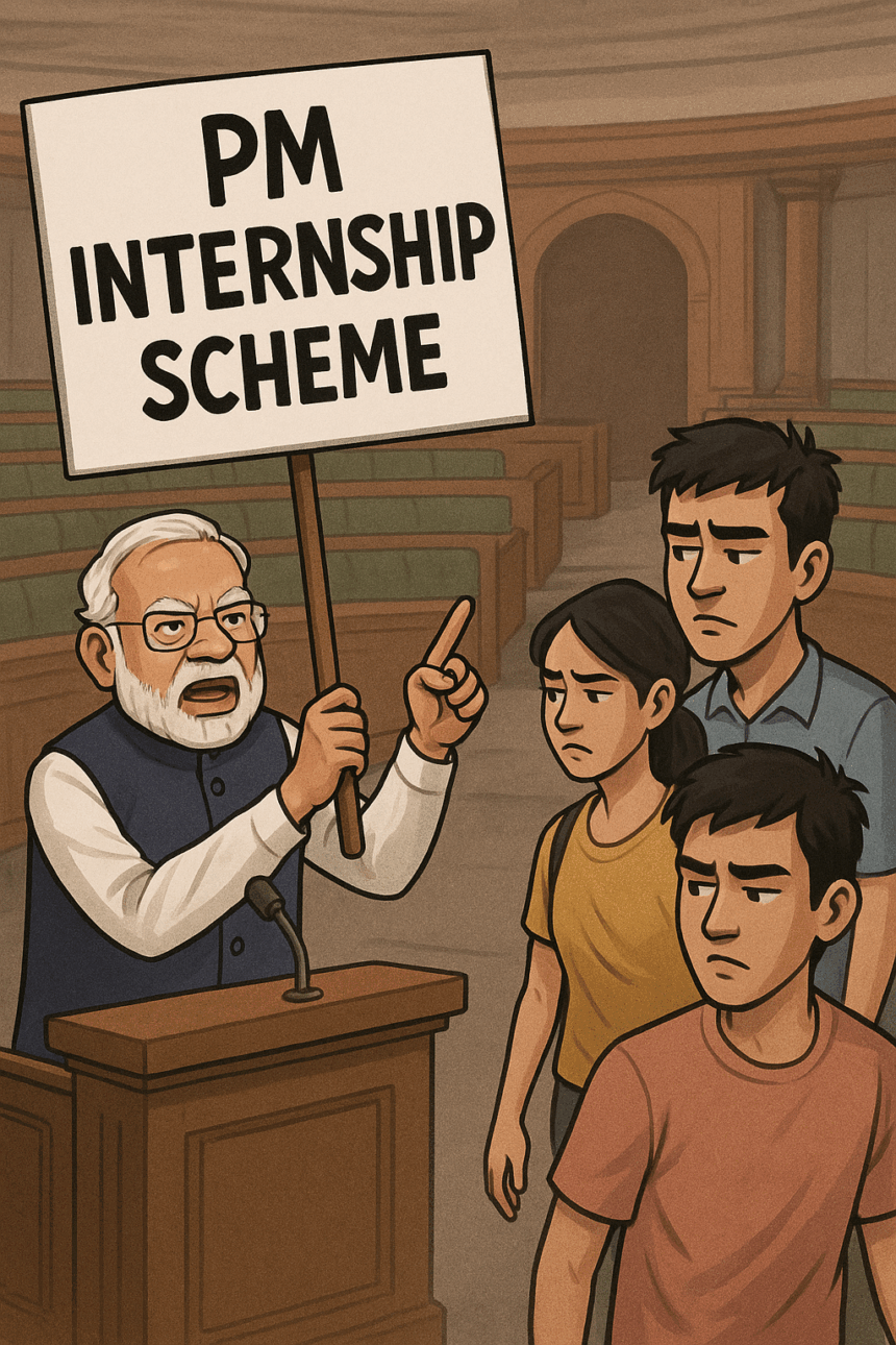 प्रधानमंत्री इंटर्नशिप योजना विवाद