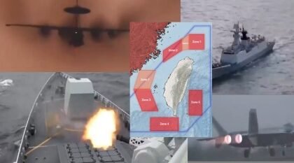 ताइवान के चारों ओर PLA सैन्य घेराबंदी 2025