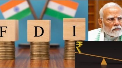 FDI की भारी गिरावट और गिरता रुपया