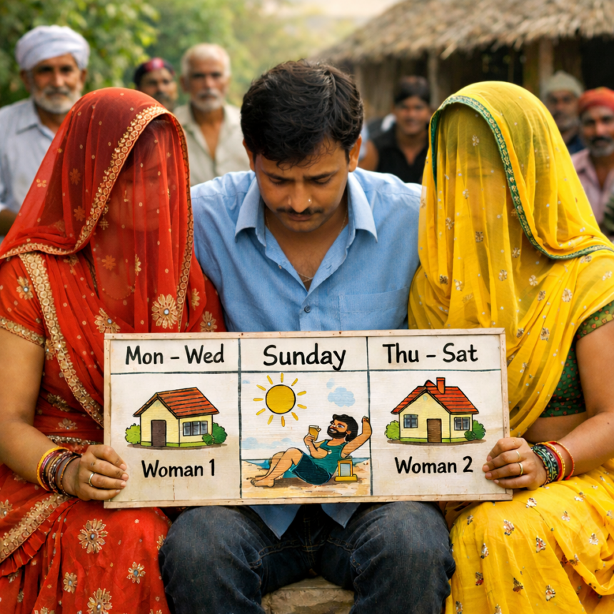 रामपुर में इस पति के लिए अनोखा 'शेड्यूल'