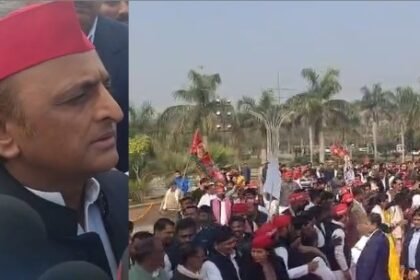 जनेश्वर मिश्र पुण्यतिथि पर अखिलेश यादव