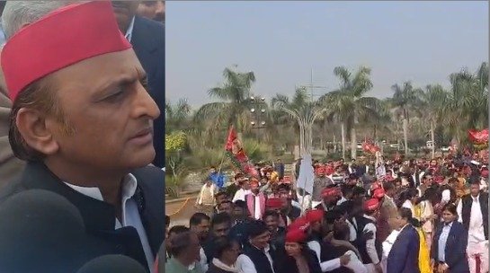 जनेश्वर मिश्र पुण्यतिथि पर अखिलेश यादव