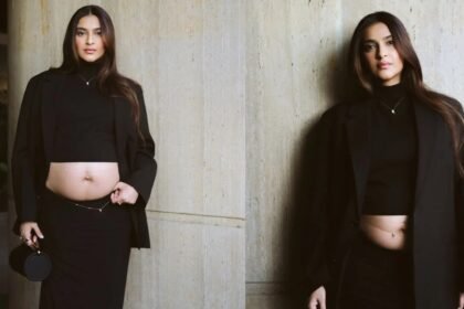 सोनम कपूर का ग्लैमरस अंदाज़, मैटरनिटी लुक वायरल