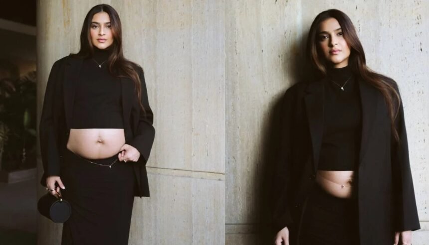 सोनम कपूर का ग्लैमरस अंदाज़, मैटरनिटी लुक वायरल