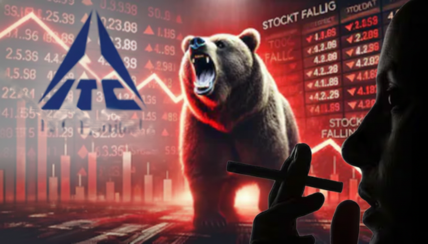 आईटीसी शेयर गिरावट