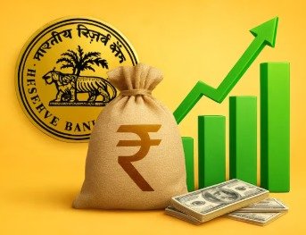 रुपये की डॉलर के मुकाबले मजबूती