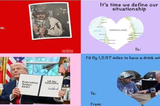 व्हाइट हाउस वैलेंटाइन पोस्टकार्ड विवाद