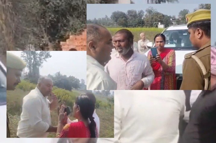 बिल्थरारोड जमीन विवाद में नायब तहसीलदार पर गंभीर आरोप