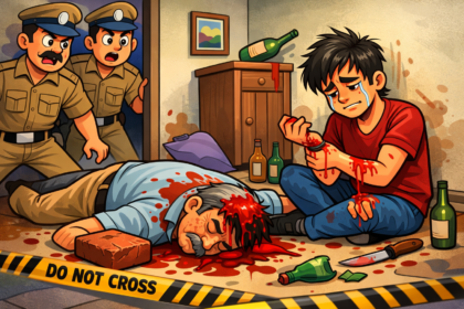 मेरठ में शराब के नशे में बेटे ने की पिता की हत्या