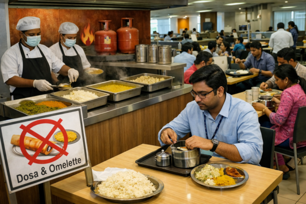 एलपीजी संकट का असर आईटी कंपनियों की कैंटीन पर