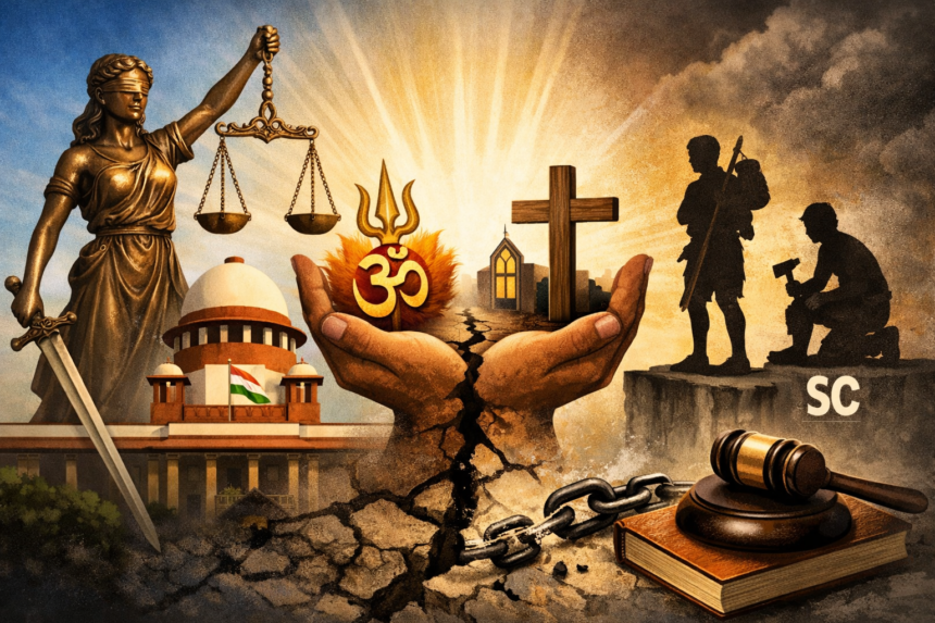धर्म परिवर्तन SC ST एक्ट सुप्रीम कोर्ट