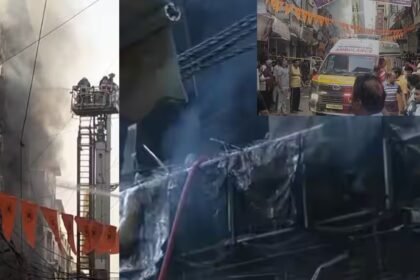 दिल्ली के पालम में बड़ा हादसा, रिहायशी इमारत में लगी भीषण आग