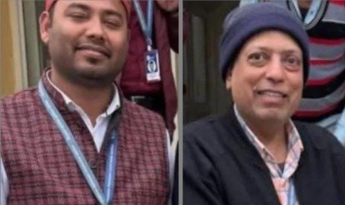 मृतक  प्लांट मेनेजर(दाहिने) और डिप्टी मेनेजर (बाएं)