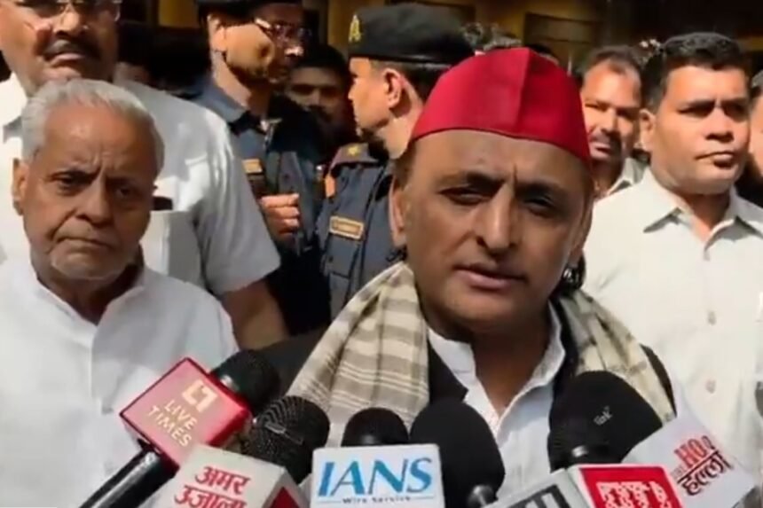 अखिलेश यादव LPG संकट बयान