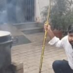 मेरठ जिला अस्पताल में LPG संकट: लकड़ी के चूल्हे पर बना खाना