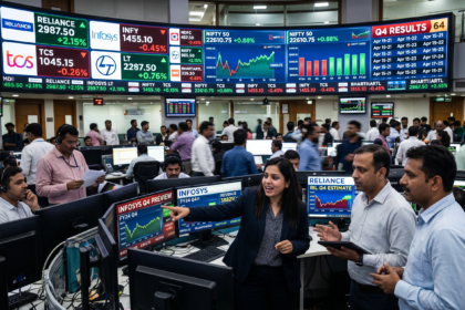 Reliance Industries और Infosys के Q4 results का stock market पर असर