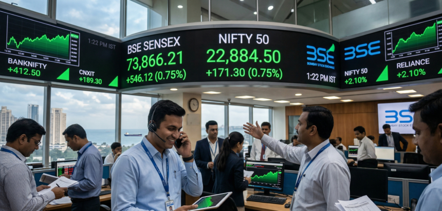 शेयर बाजार में रैली