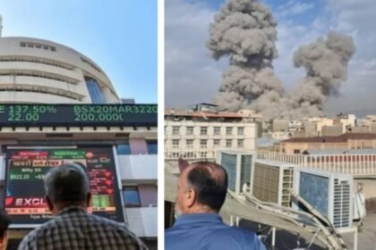 ट्रंप ईरान युद्ध बाजार गिरावट