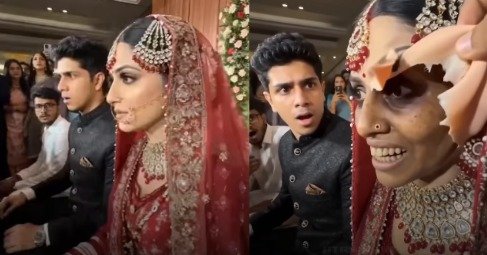 Instagram पर वायरल ‘Dhokebaaz Dulhan’ AI शादी प्रैंक रील का सीन