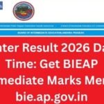 Board of Intermediate Education Andhra Pradesh AP Inter 1st and 2nd Year Result 2026 check online