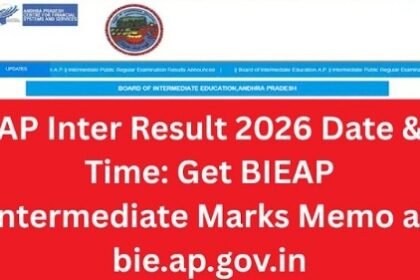 Board of Intermediate Education Andhra Pradesh AP Inter 1st and 2nd Year Result 2026 check online