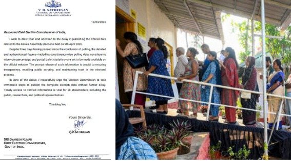 Election Commission of India Kerala election voting turnout data controversy