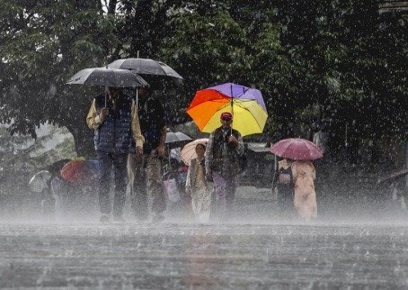 India Meteorological Department warning for heavy rain and thunderstorms in India