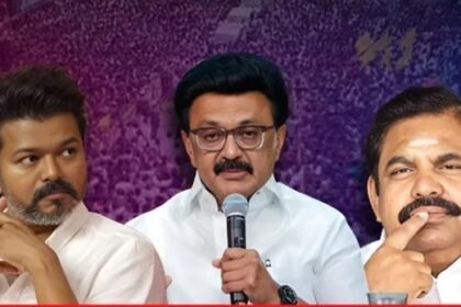 M. K. Stalin और Vijay Tamil Nadu election 2026 opinion poll में