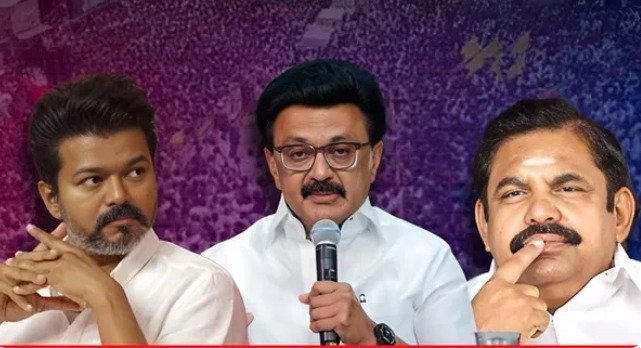 M. K. Stalin और Vijay Tamil Nadu election 2026 opinion poll में
